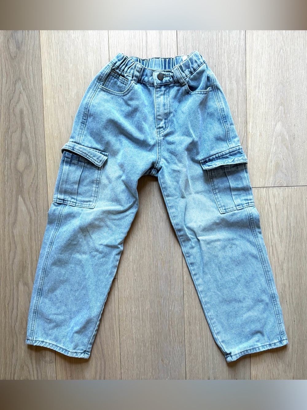 Shein blue cargo pants